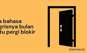 Bahasa Inggris Ini Adalah Pintu